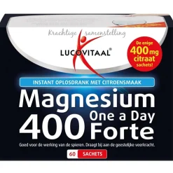 Lucovitaal Magnesiumcitraat 400mg Forte Sachets