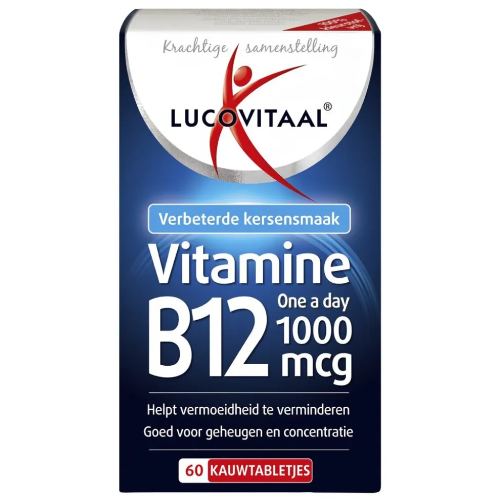 Lucovitaal Vitamine B12 1000mcg Kauwtabletjes