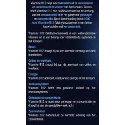Lucovitaal Vitamine B12 1000mcg Kauwtabletjes