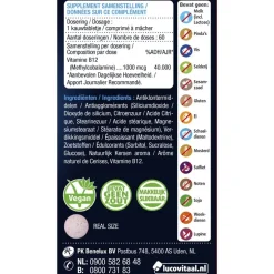 Lucovitaal Vitamine B12 1000mcg Kauwtabletjes