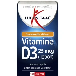 Lucovitaal Vitamine D3 25mcg Capsules