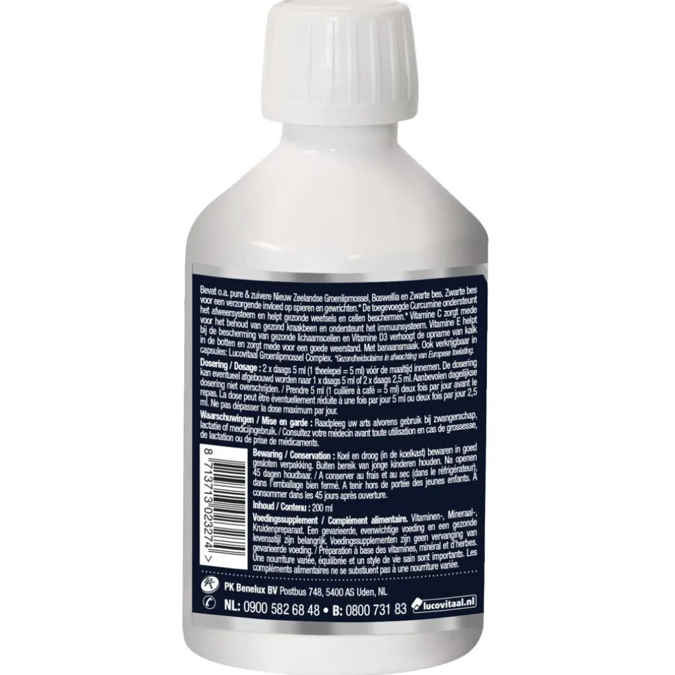 Lucovitaal Vloeibare Groenlipmossel