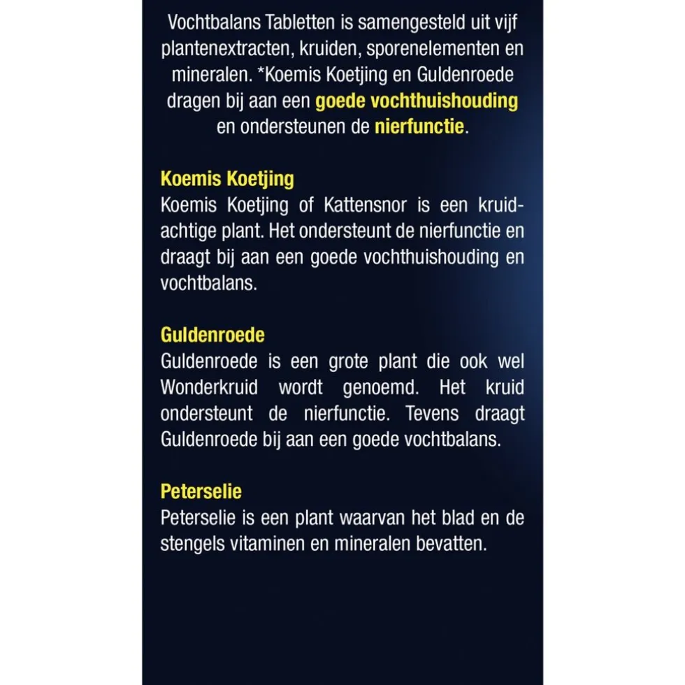 Lucovitaal Vochtbalans Tabletten