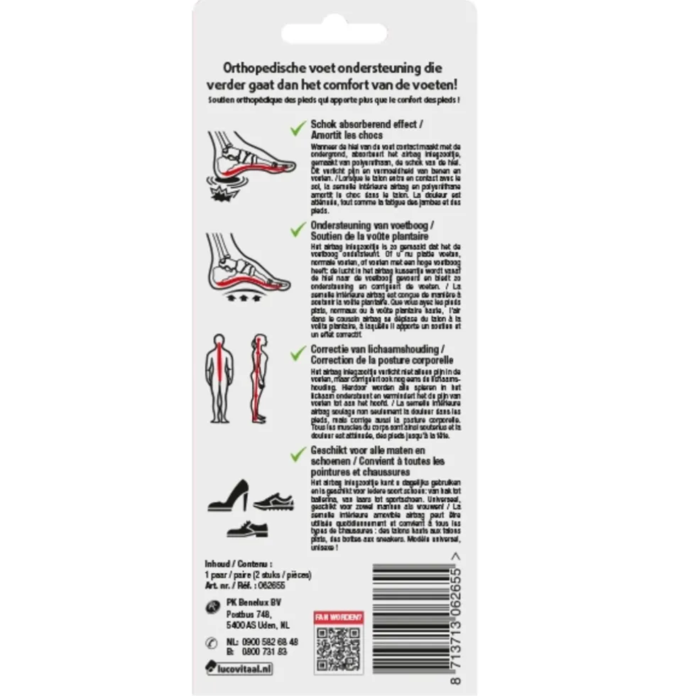 Lucovitaal Voetondersteuning Orthopedisch Airbags
