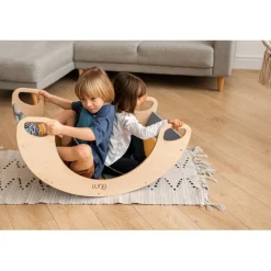 Luna Toys Naturel Houten Schommelstoel / Rocker
