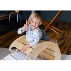 Luna Toys Naturel Houten Schommelstoel / Rocker