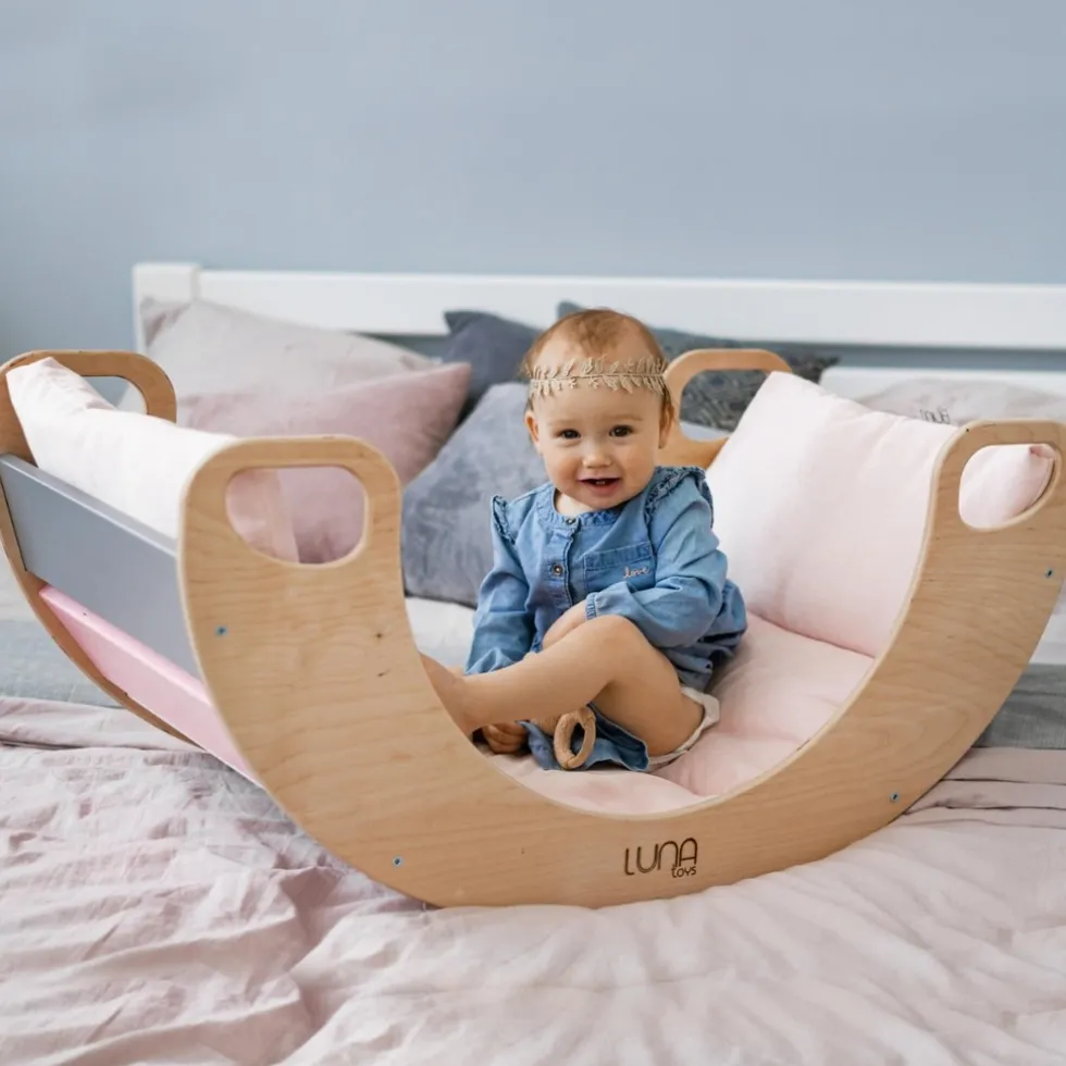 Luna Toys Roze Matras voor Schommelstoel