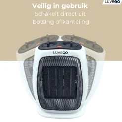 Luvego Elektrische Kachel 1800W