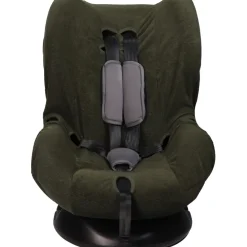 MamaLoes Badstof Groen Groep 1+ Autostoelhoes