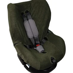 MamaLoes Badstof Groen Groep 1+ Autostoelhoes