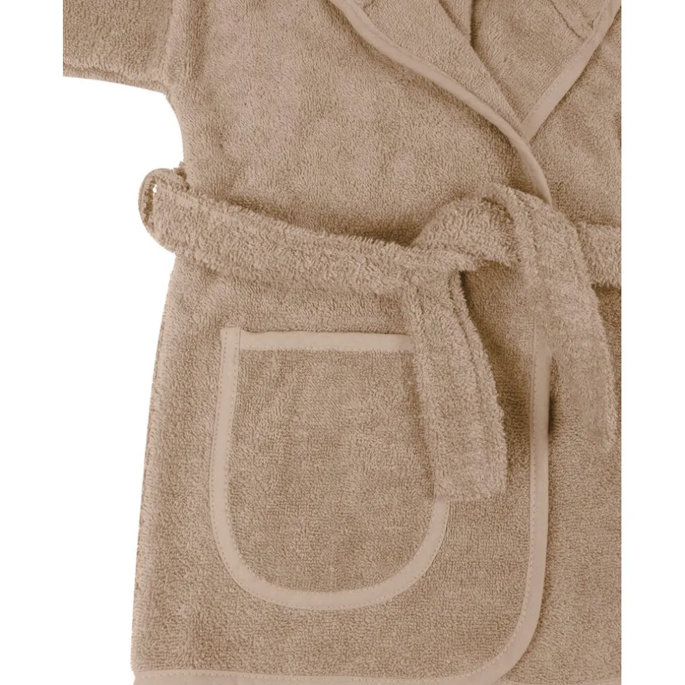 MamaLoes Badstof Zand 0-1jr Badjas