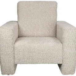 MamaLoes Jamie Beige Bouclé Kinderfauteuil
