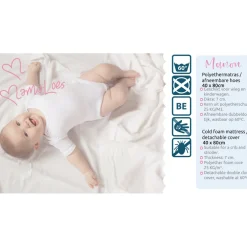 MamaLoes Manon 40x80x7 cm Recht Wiegmatras