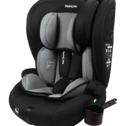 MamaLoes Mick Zwart/Grijs Isofix 76-150 cm i-Size Autostoel