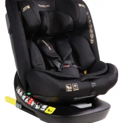 MamaLoes Sef Zwart 40-150 cm 360° i-Size Autostoel