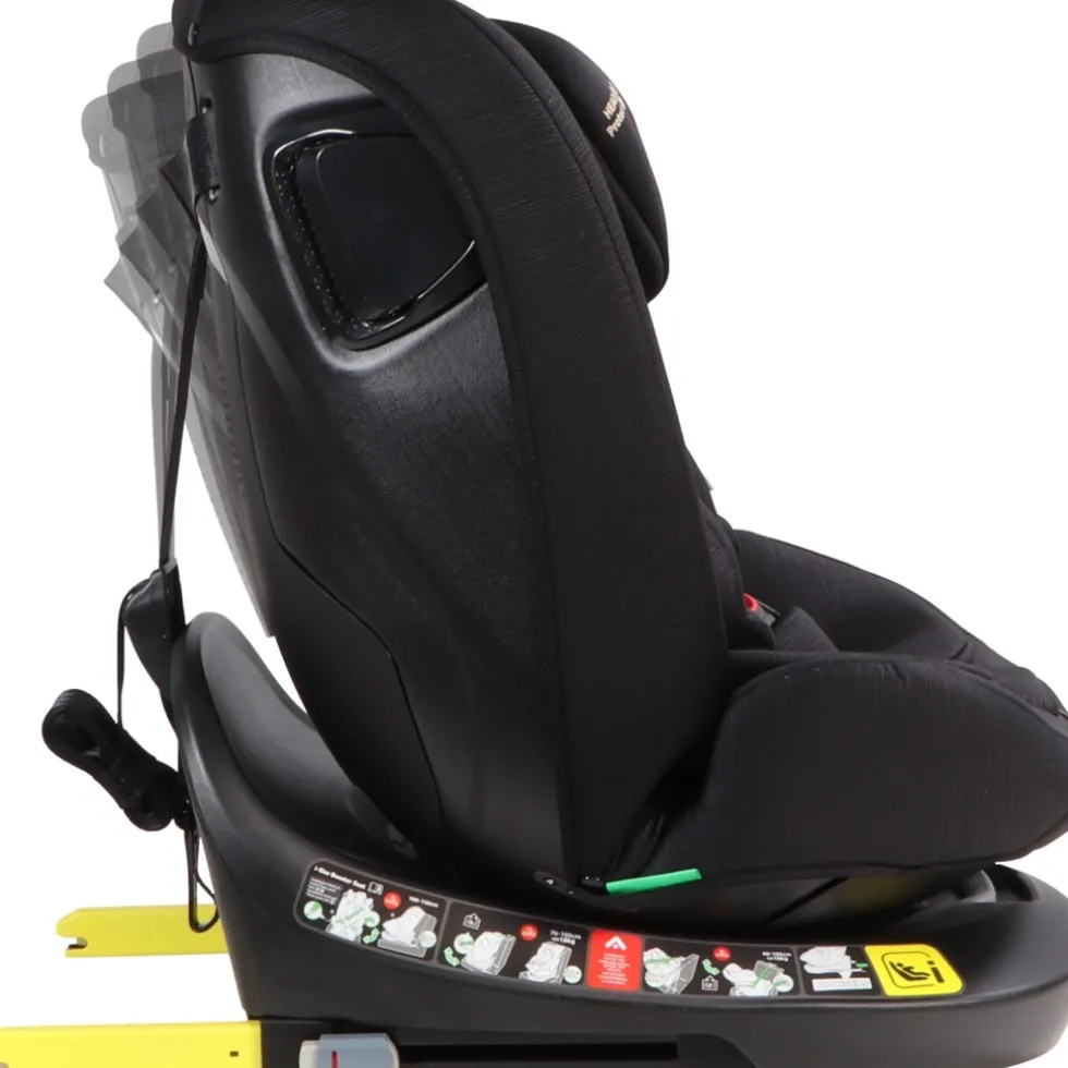 MamaLoes Sef Zwart 40-150 cm 360° i-Size Autostoel
