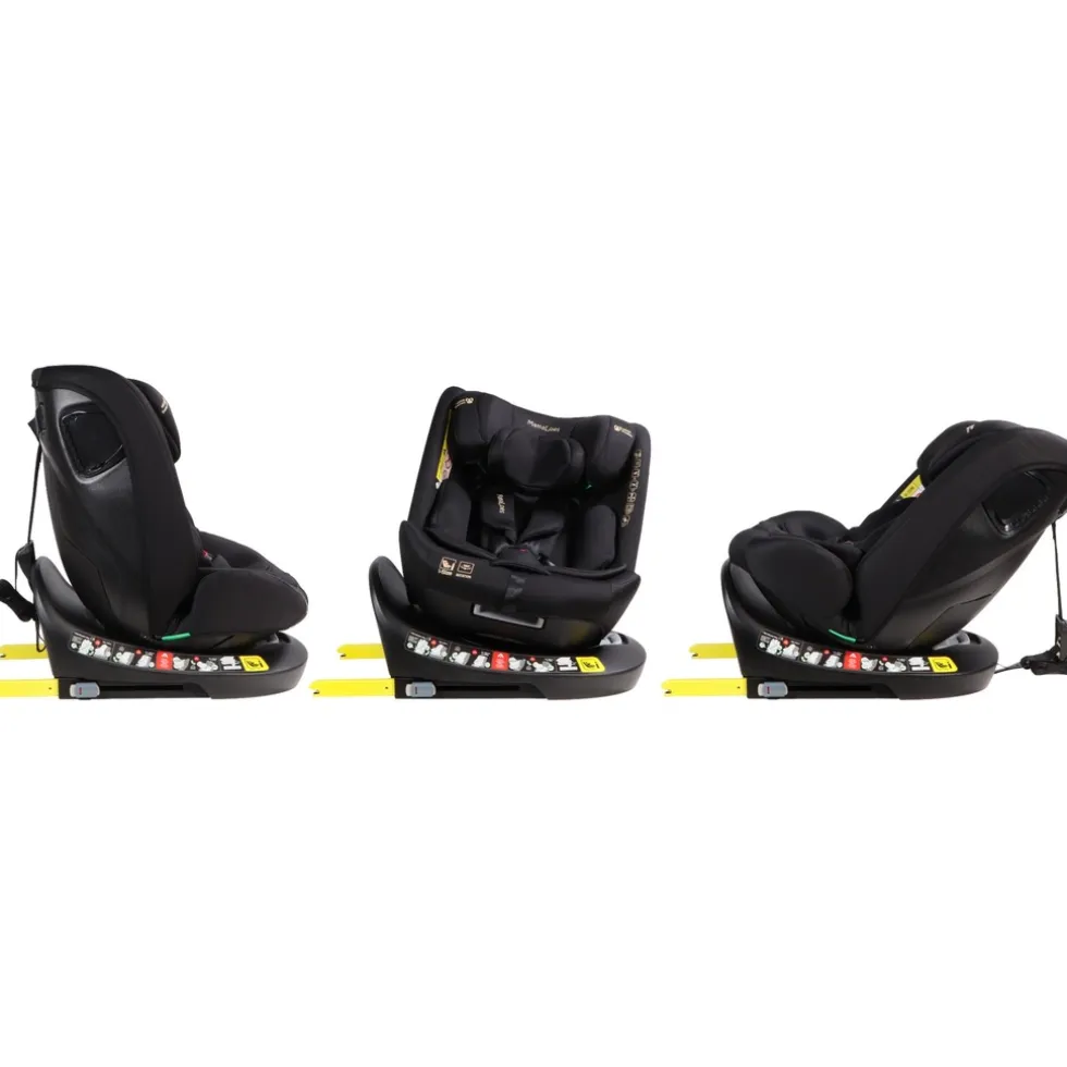 MamaLoes Sef Zwart 40-150 cm 360° i-Size Autostoel