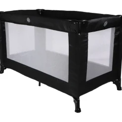 MamaLoes Soof Zwart Campingbed