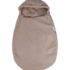 MamaLoes Teddy Boucle Nougat Autostoel Voetenzak