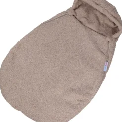 MamaLoes Teddy Boucle Nougat Autostoel Voetenzak