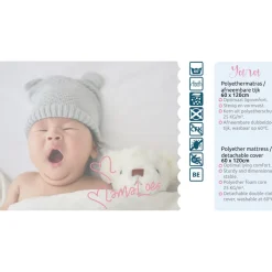 MamaLoes Yara 60x120 cm Ledikantmatras met Afneembare Tijk