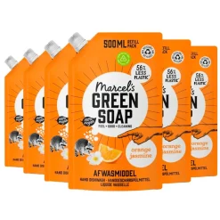 Marcel's Green Soap Orange & Jasmine Afwasmiddel Navulling