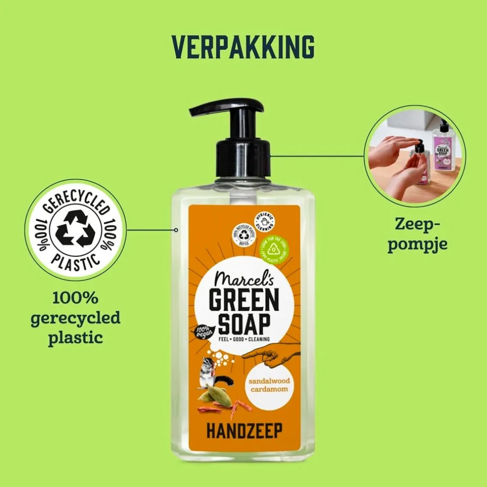 Marcel's Green Soap Sandelhout & Kardemom Handzeep