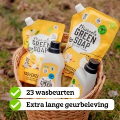 Marcel's Green Soap Vanille & Katoen Universeel Wasmiddel Navulling