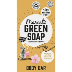 Marcel's Green Soap Vanilla & Cherry Blossom Shower Bar