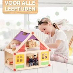 Marionette Wooden Toys Poppenhuis MEMPO7770/006
