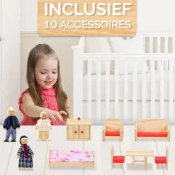 Marionette Wooden Toys Poppenhuis MEMPO7770/006