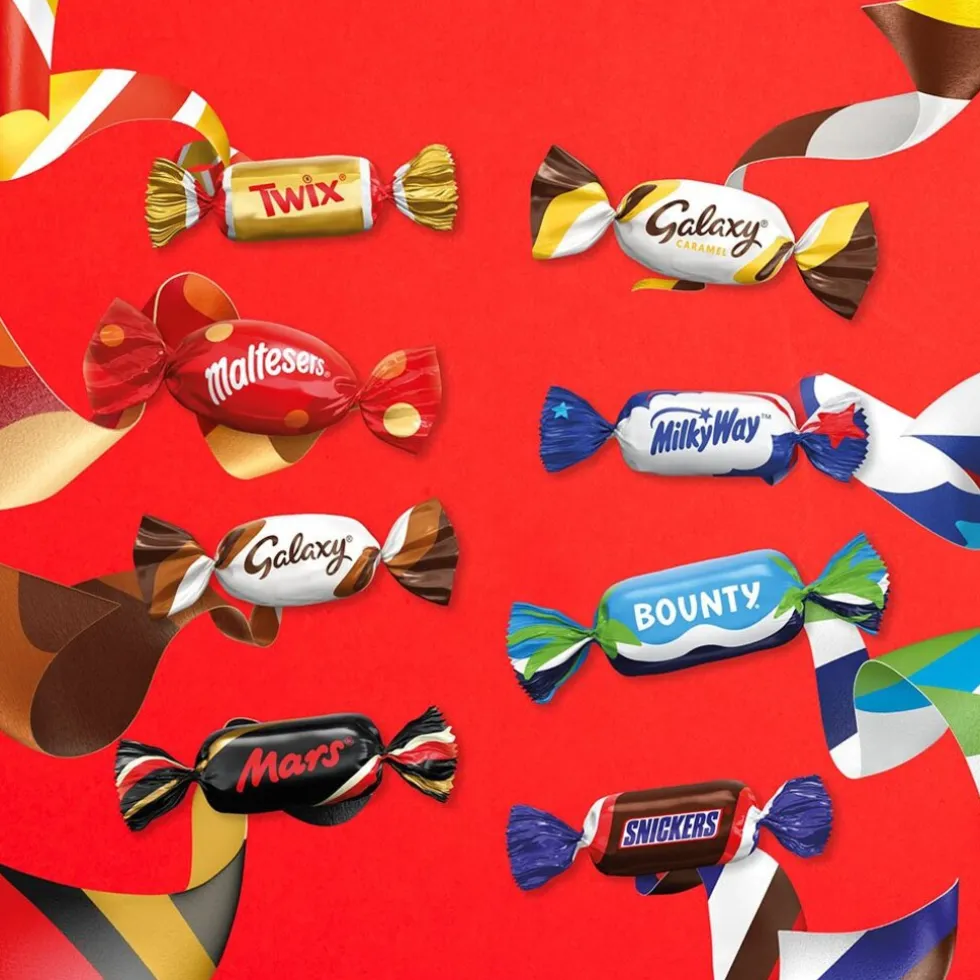 Mars Celebrations chocolade van Sinterklaas "Wie zoet is krijgt lekkers!"