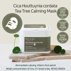 Mary & May CICA Houttuynia Tea Tree Calming Mask