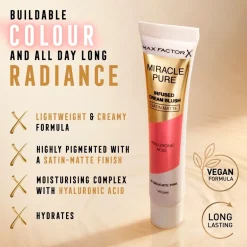 Max Factor Miracle Pure 05 Delicate Pink Infused Cream Blush