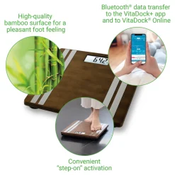 medisana BS 552 connect Bamboe Lichaamsanalyse weegschaal