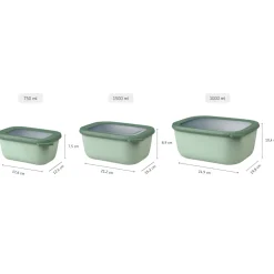 Mepal Cirqula Vershouddoos rechthoekig set