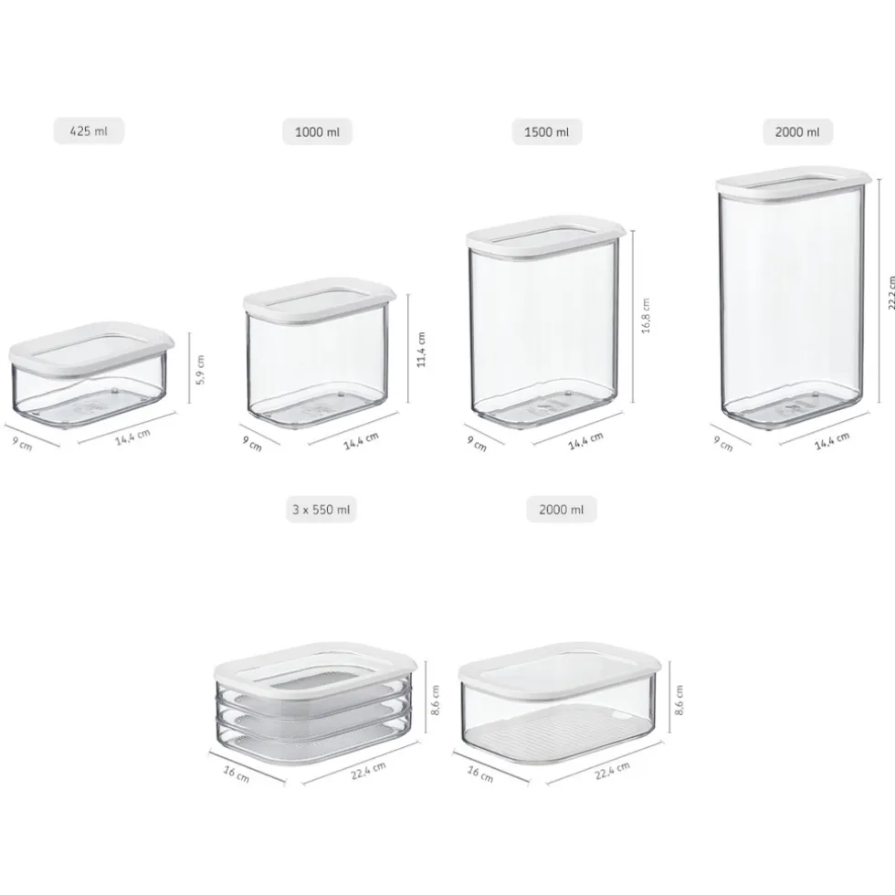 Mepal Modula Bewaardoos set