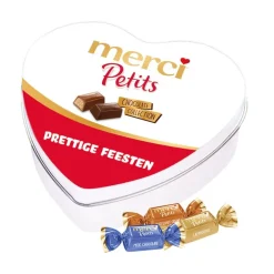 merci Petits geschenkdoos hartje "prettige feesten"