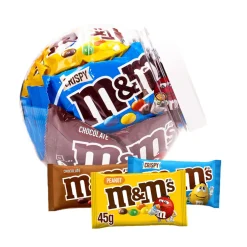 M&M's choco, peanut & crispy chocolade mix
