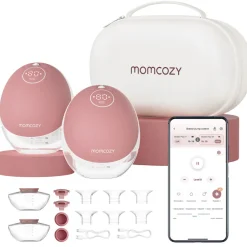 Momcozy M9 Dubbele Oplaadbare Handsfree Borstkolf met app bediening