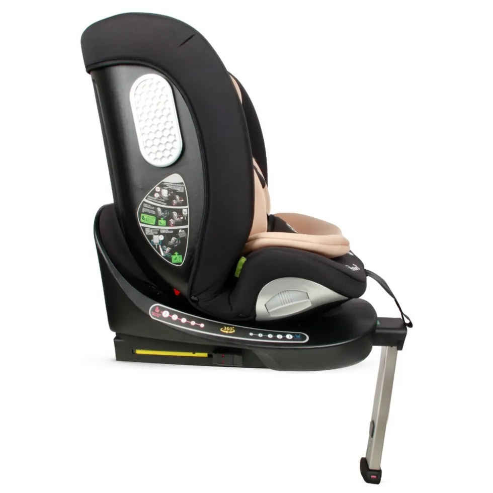 Moni Strike Sand Beige 40-150 cm 360° i-Size Autostoel