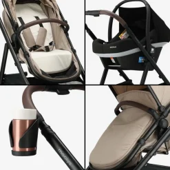 Mooiys Luca Kinderwagen 3 in 1 Inclusief Autostoel