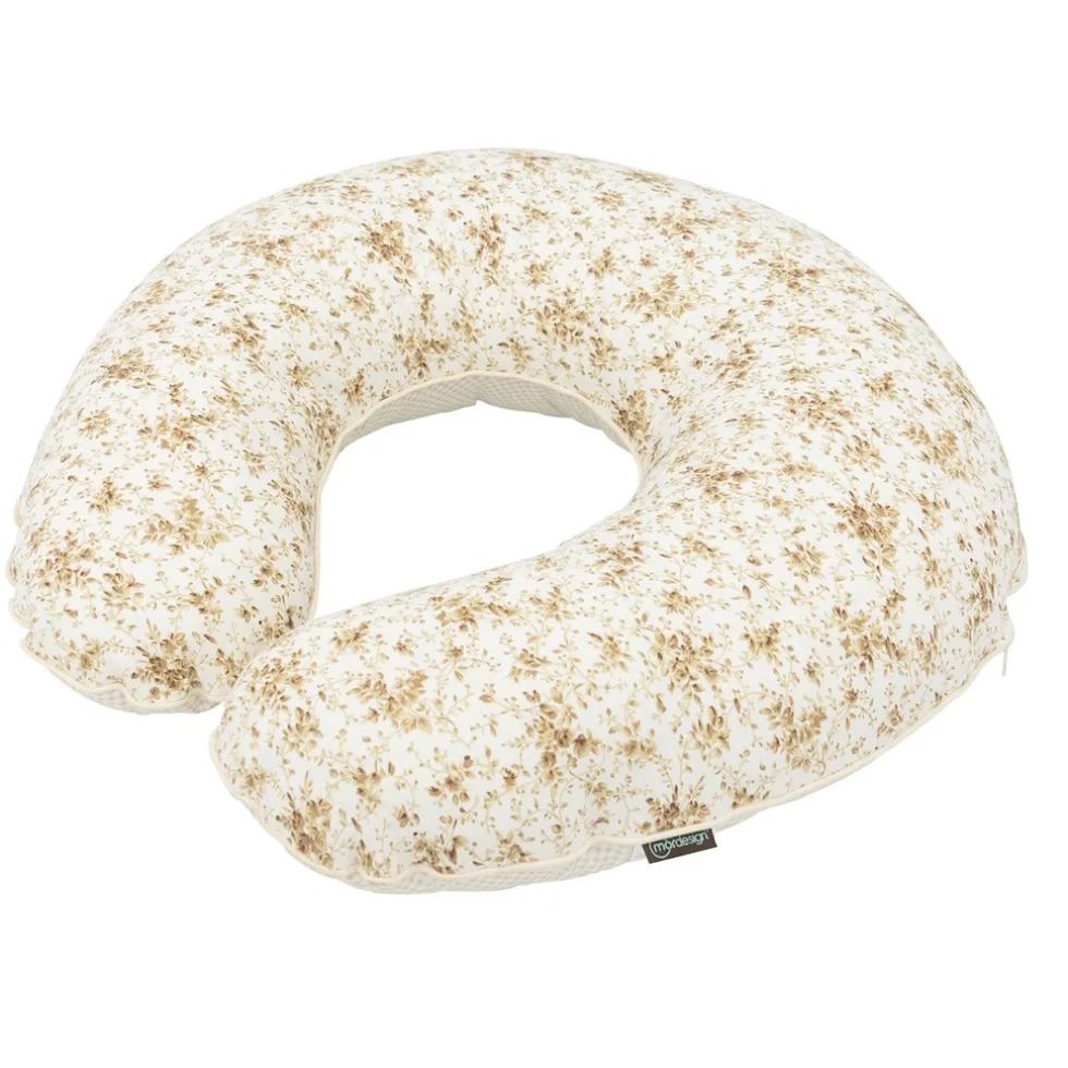 Mordesign Beige Flowers Voedingskussen