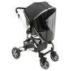 Mordesign Black Muskietennet / Klamboe voor Buggy en Wandelwagen