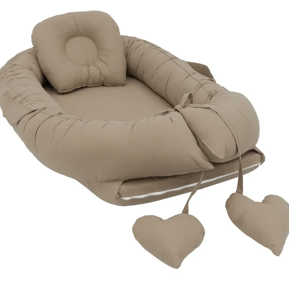 Mordesign Cappuccino Babynest met Kussen