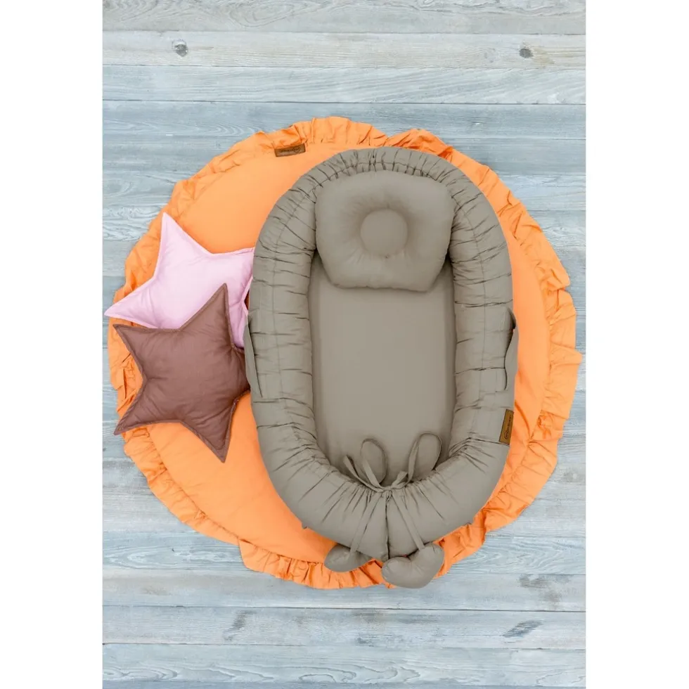 Mordesign Cappuccino Babynest met Kussen