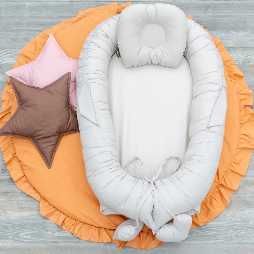 Mordesign Grey Babynest met Kussen