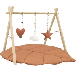 MorDesign Leaf Wood Babygym en Speelkleed