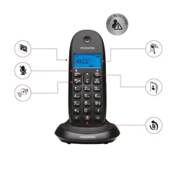 Motorola C1001CB Plus Draadloze DECT Telefoon