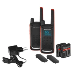 Motorola Solutions T82 Talkabout Walkie Talkie 2 Stuks Eenvoudige Synchronisatie 16 Kanalen LEDzaklamp